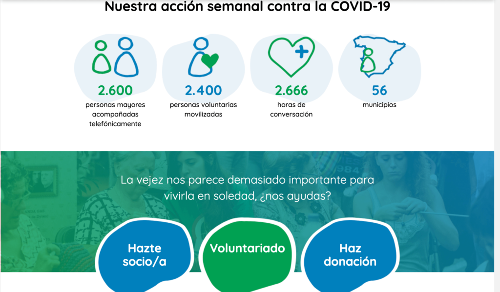Cómo trabajé con Amigos de los Mayores