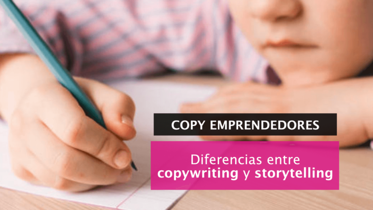 ¿Cuál es la diferencia entre el storytelling y el copywriting?